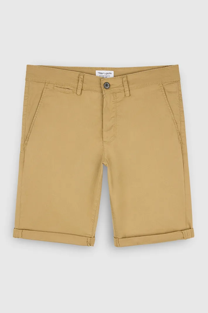 Teddy Smith Bermuda coupe chino SHORT CHINO WORKER BEIGE WORKERBEIGE Cheap