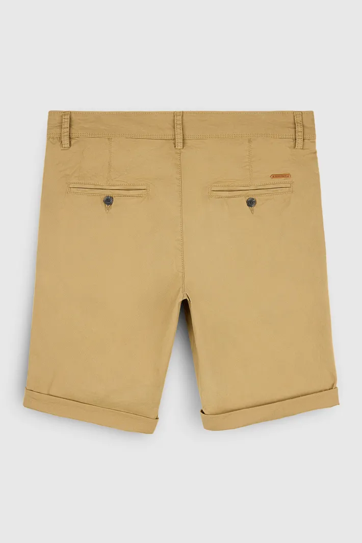 Teddy Smith Bermuda coupe chino SHORT CHINO WORKER BEIGE WORKERBEIGE Cheap