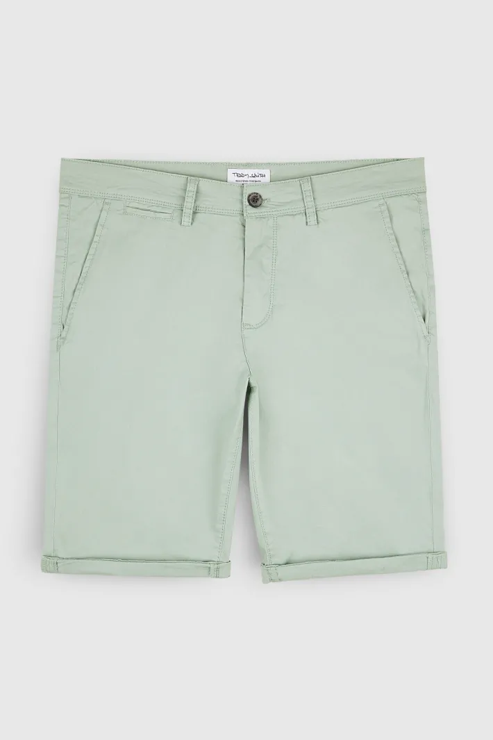 Teddy Smith Bermuda coupe chino SHORT CHINO STONE MINT STONEMINT Store