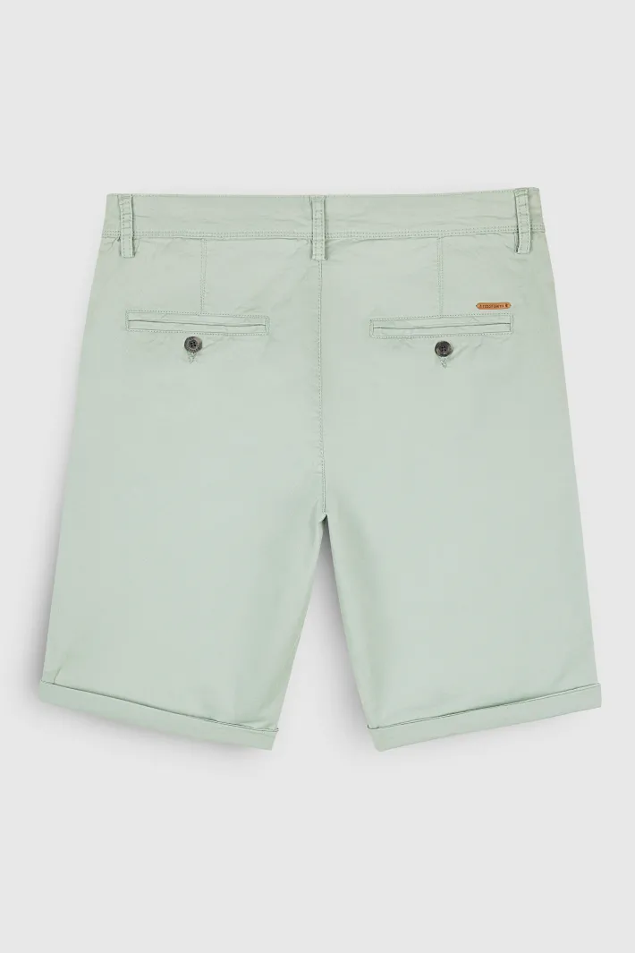 Teddy Smith Bermuda coupe chino SHORT CHINO STONE MINT STONEMINT Store