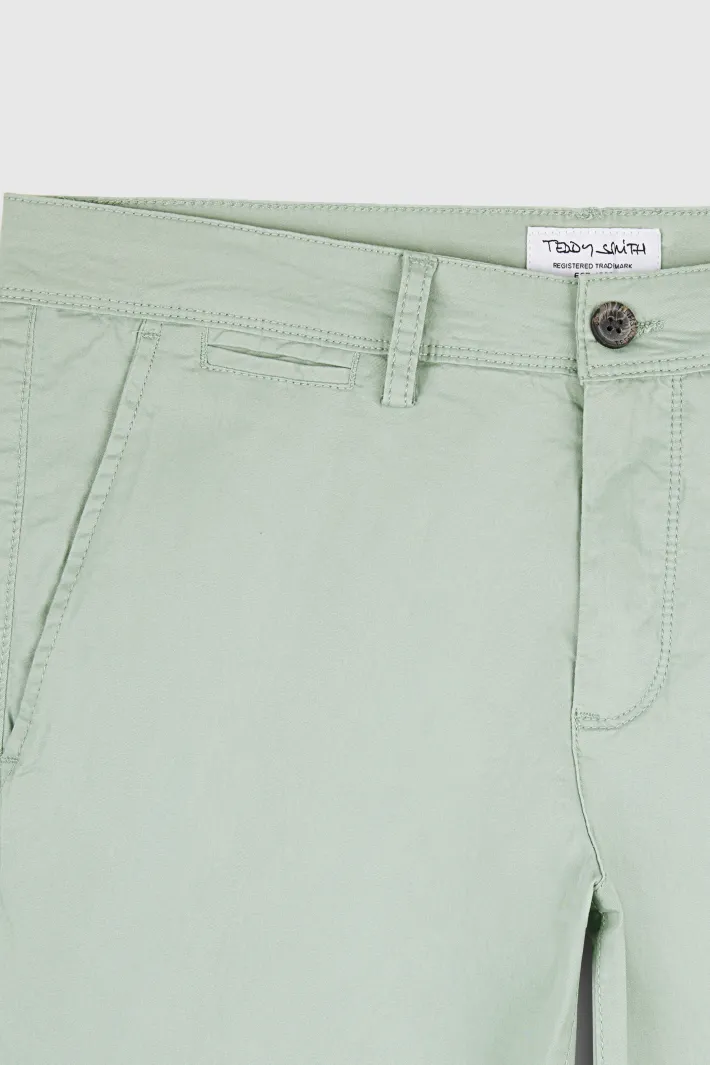 Teddy Smith Bermuda coupe chino SHORT CHINO STONE MINT STONEMINT Store