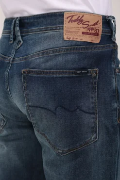 Teddy Smith Bermuda denim coupe 5 poches SCOTTY 3 REG DYE Sale