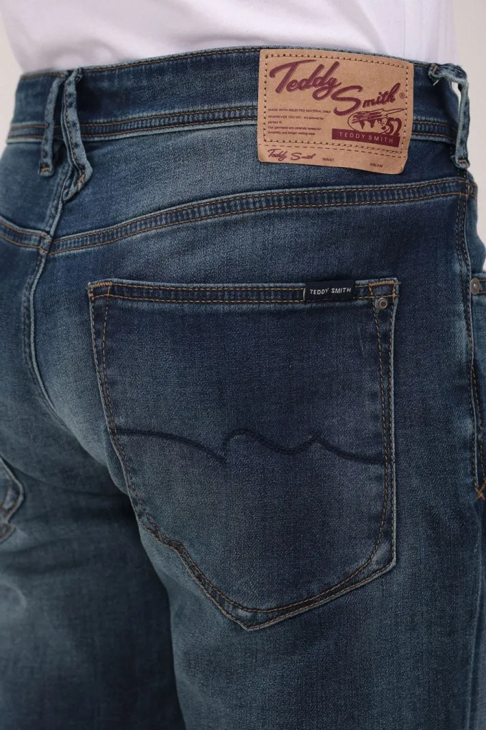 Teddy Smith Bermuda denim coupe 5 poches SCOTTY 3 REG DYE Sale