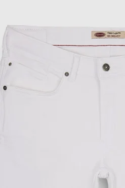 Teddy Smith Bermuda denim coupe 5 poches SCOTTY 3 REG BLANC Sale