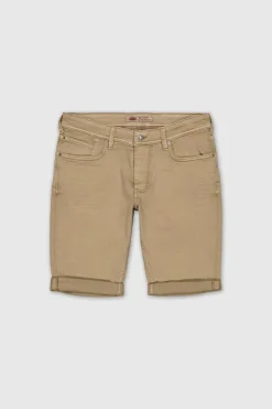 Teddy Smith Bermuda denim coupe 5 poches SCOTTY 3 REG WORKER BEIGE WORKERBEIGE Fashion