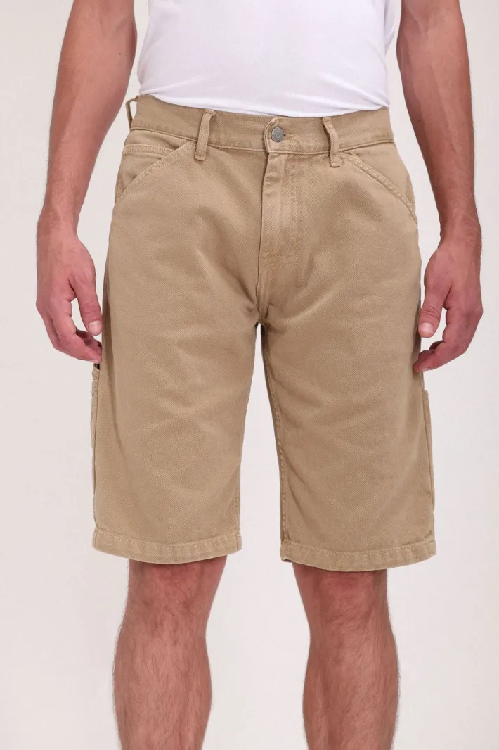 Teddy Smith Bermuda style charpentier S-CARPENTER SHO WORKER BEIGE Cheap