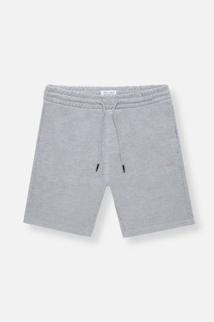 Teddy Smith Bermuda été confort en tissu molletonné S-NARKY SH GRIS CHINE GRISCHINE Flash Sale