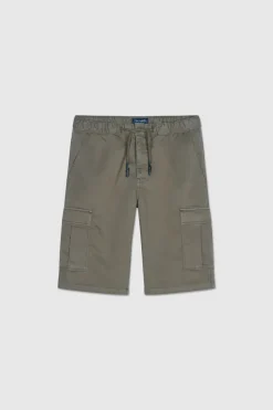Teddy Smith Bermuda taille élastiquée SIKERS CARGO TURBULENCE KAKI TURBULENCEKAKI Flash Sale