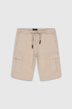 Teddy Smith Bermuda taille élastiquée SIKERS CARGO BEIGE Best Sale