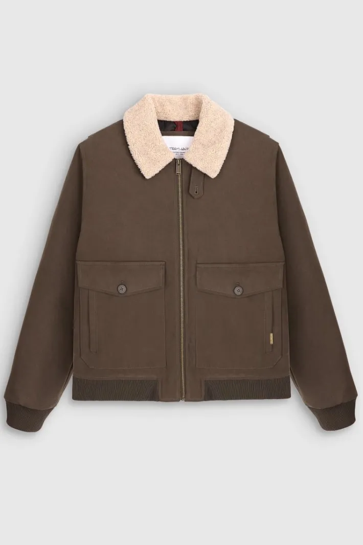 Teddy Smith Blouson B-ALEXIS RAVEN KAKI Discount