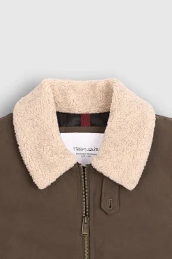 Teddy Smith Blouson B-ALEXIS RAVEN KAKI Discount