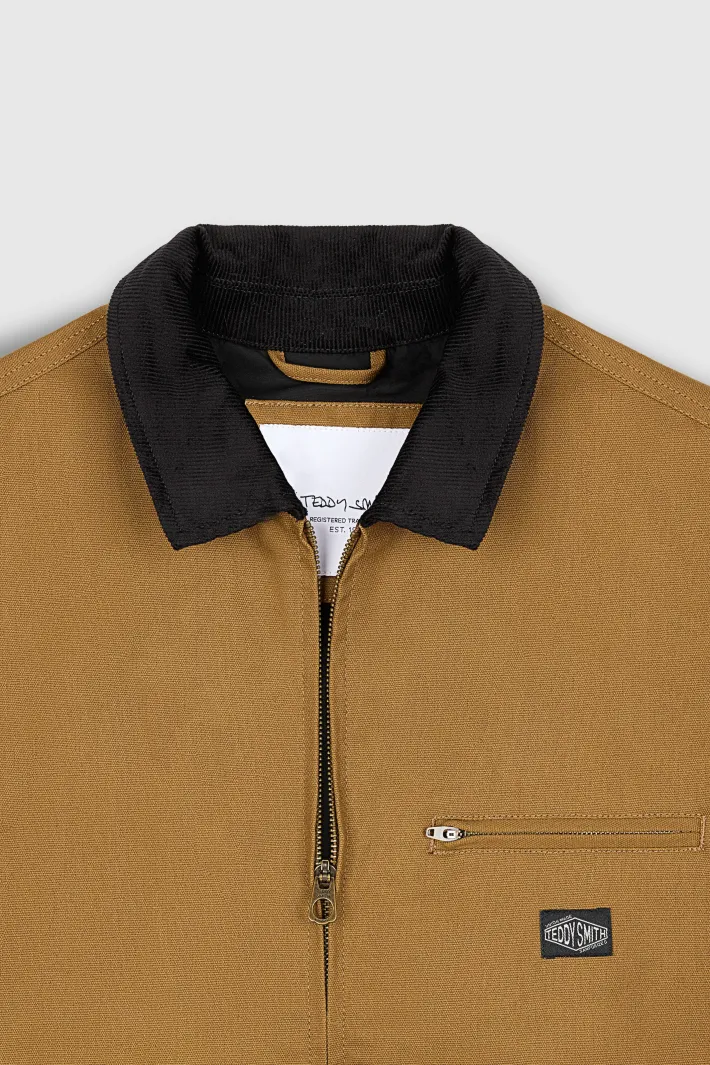 Teddy Smith Blouson B-DENVER TABACCO Best Sale