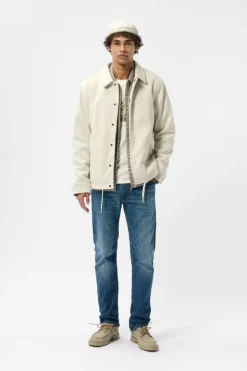 Teddy Smith Blouson B-ZACKO WARM BLANC IVOIRE CHINE Outlet