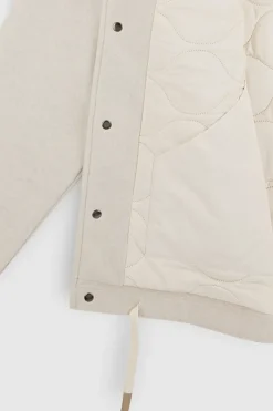 Teddy Smith Blouson B-ZACKO WARM BLANC IVOIRE CHINE Outlet