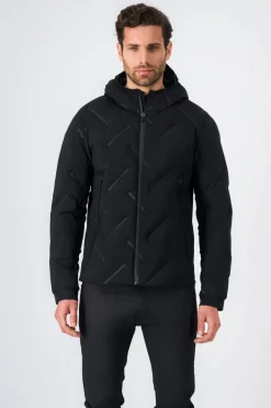 Teddy Smith Blouson effet matelassé à capuche JERK CHARBON Discount