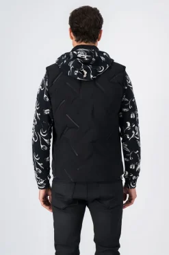 Teddy Smith Blouson effet matelassé sans manches JERKO CHARBON Best