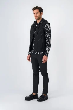 Teddy Smith Blouson effet matelassé sans manches JERKO CHARBON Best