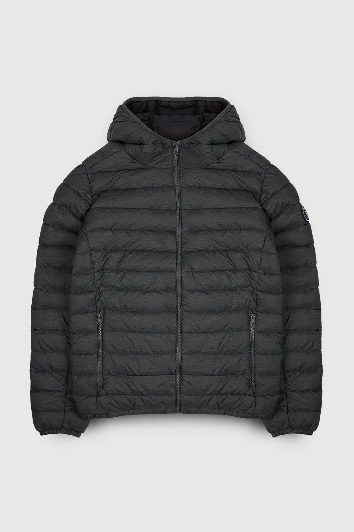 Teddy Smith Blouson léger avec capuche BLIGHTER MELANGE BLACK MELANGEBLACK New