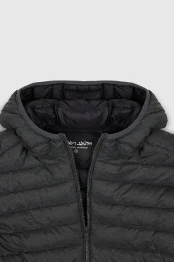Teddy Smith Blouson léger avec capuche BLIGHTER MELANGE BLACK MELANGEBLACK New