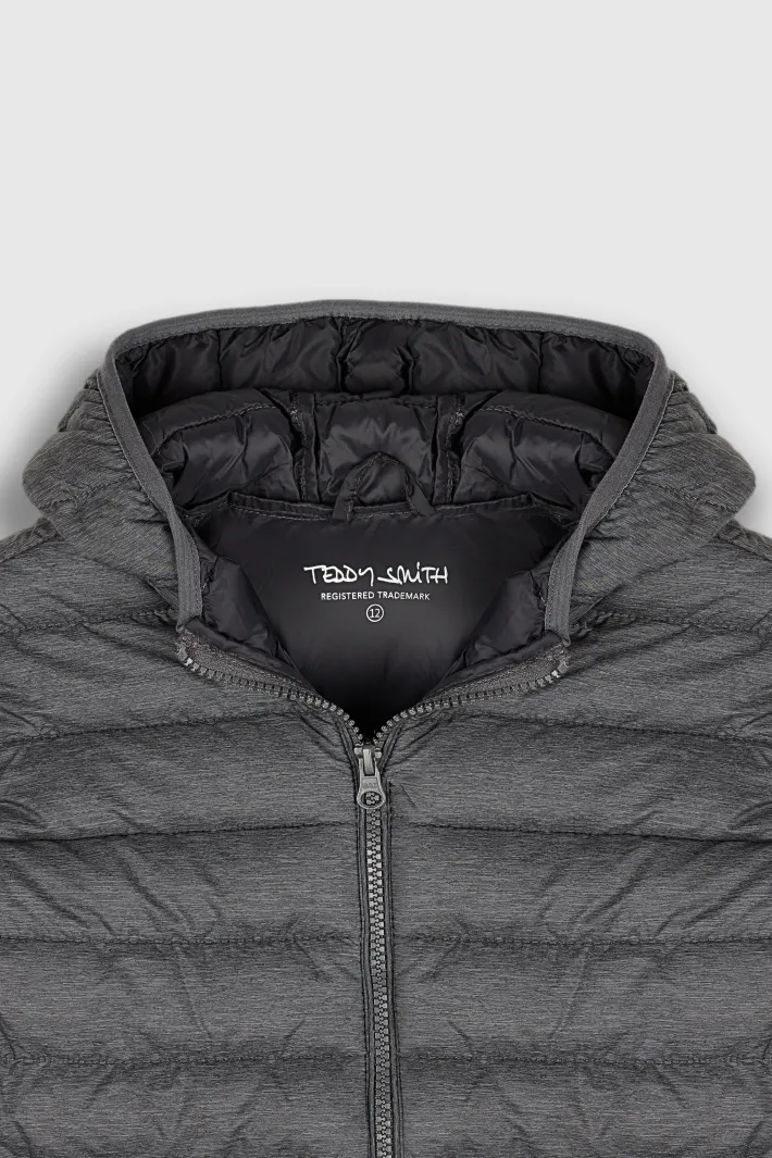 Teddy Smith Blouson léger BLIGHTER JR MELANGE BLACK MELANGEBLACK Clearance