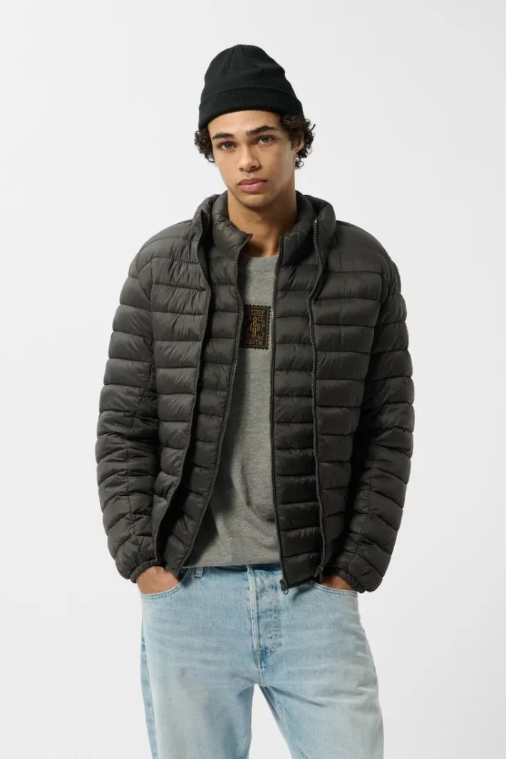 Teddy Smith Blouson léger col montant BLIGHT MINERAL KAKI MINERALKAKI Discount
