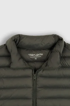 Teddy Smith Blouson léger col montant BLIGHT MINERAL KAKI MINERALKAKI Discount