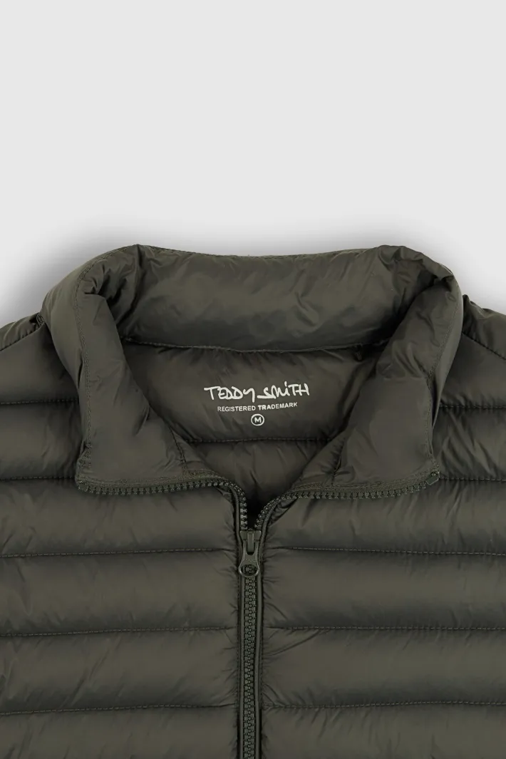 Teddy Smith Blouson léger col montant BLIGHT MINERAL KAKI MINERALKAKI Discount
