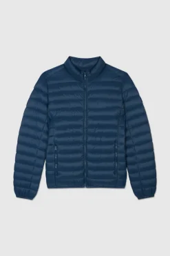 Teddy Smith Blouson léger col montant BLIGHT METAL BLUE METALBLUE Cheap