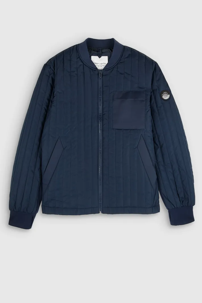 Teddy Smith Blouson matelassé avec col bombers B-EVO TOTAL NAVY Clearance