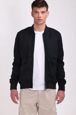 Teddy Smith Blouson zippé type bombers B-KERRY DARK NAVY Best