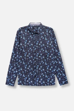 Teddy Smith Chemise à pinces avec col français C-AXEL ML UNION NAVY UNIONNAVY Cheap
