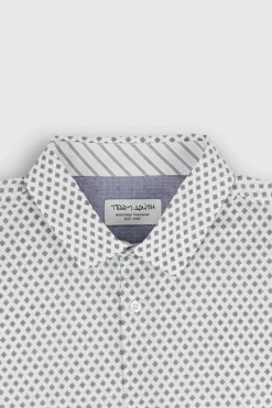 Teddy Smith Chemise C-BARCLAY ML BLANC Sale