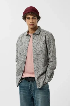 Teddy Smith Chemise C-BARCLAY ML VERT SCARABE VERTSCARABE Outlet