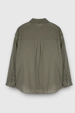 Teddy Smith Chemise C-LYLA TURBULENCE KAKI TURBULENCEKAKI Fashion