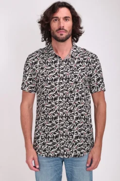 Teddy Smith Chemise col français à pinces C-ARLRIC MC SOFT GREGE SOFTGREGE Clearance