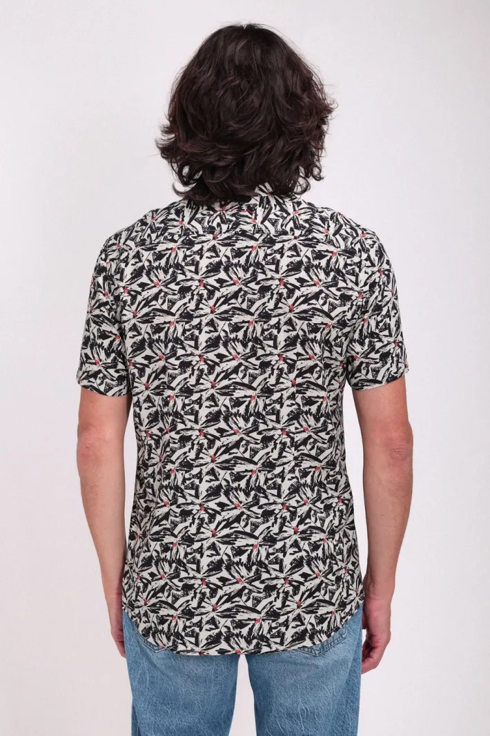 Teddy Smith Chemise col français à pinces C-ARLRIC MC SOFT GREGE SOFTGREGE Clearance