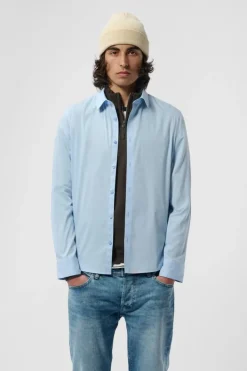 Teddy Smith Chemise C-OSWALD ML BLEU ECUME BLEUECUME Best Sale