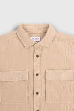 Teddy Smith Chemise C-TOREN ML BEIGE STONE BEIGESTONE Best Sale