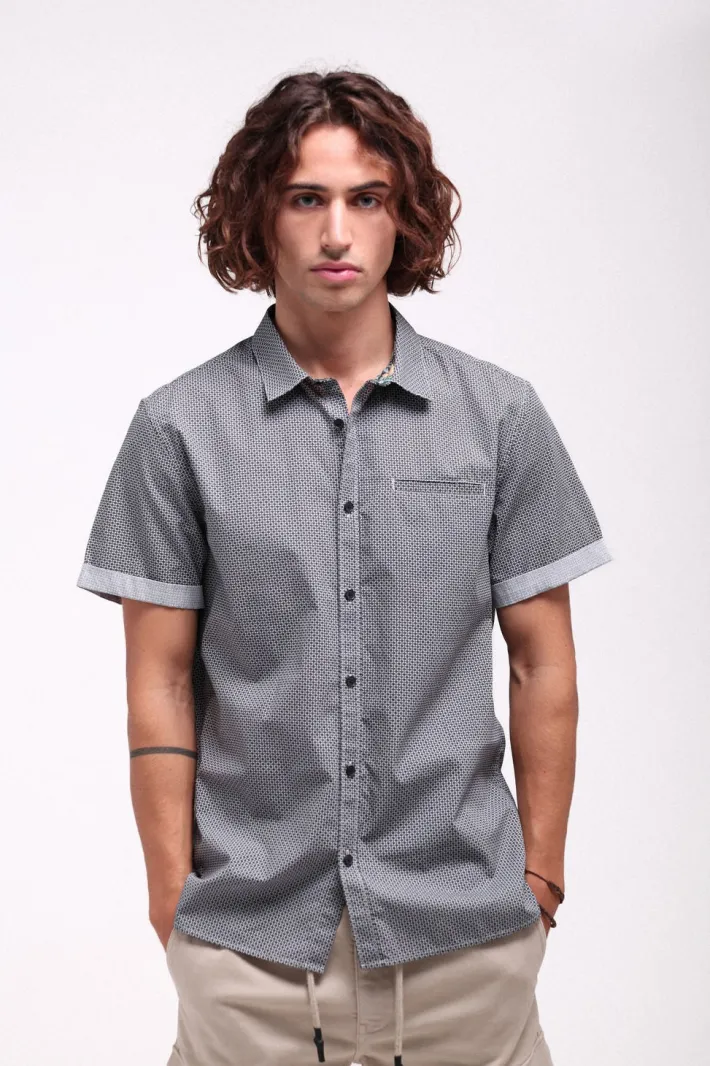 Teddy Smith Chemise CUT MC NATUREL Fashion