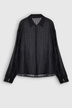 Teddy Smith Chemise fluide manches longues C-KAT NOIR Store
