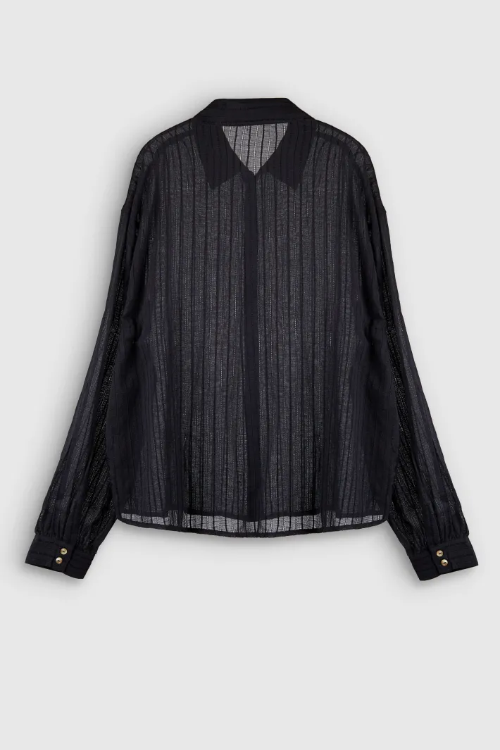 Teddy Smith Chemise fluide manches longues C-KAT NOIR Store