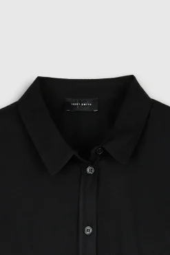 Teddy Smith Chemise manches courtes en viscose C-ELLIE NOIR Clearance