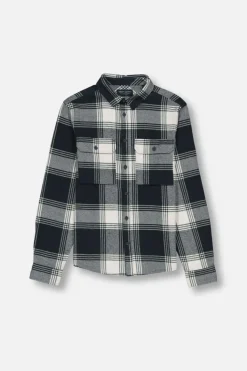 Teddy Smith Chemise manches longues à carreaux BILLY ML JR VERT SCARABE VERTSCARABE Shop