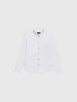 Teddy Smith Chemise manches longues C-DRICK ML JR BLANC Store