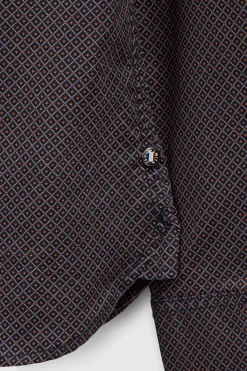 Teddy Smith Chemise manches longues CARTON ML STRET TOTAL NAVY/MICRO DOTS TOTALNAVY/MICRODOTS Outlet