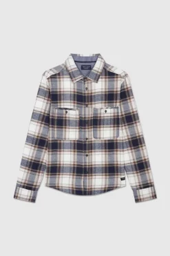 Teddy Smith Chemise manches longues en twill TRENT ML DARK NAVY DARKNAVY Outlet