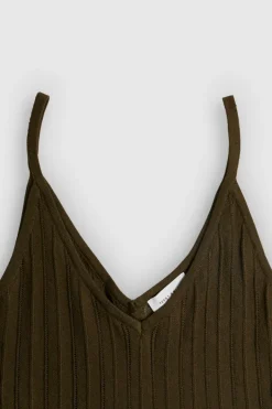 Teddy Smith Débardeur en maille ajourée D-THALIS SWEET JUNGLE SWEETJUNGLE Discount