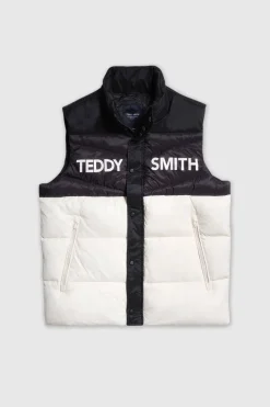 Teddy Smith Doudoune matelassée sans manches TRUNK CREAM Outlet