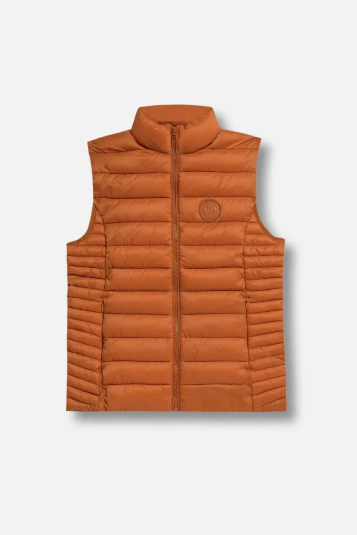 Teddy Smith Doudoune près du corps B-TERRY WOMAN 2 CAMEL WOOD CAMELWOOD New