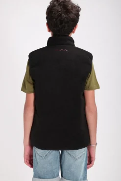 Teddy Smith Doudoune réversible sans manches col montant B-ODAH JR CHARBON Fashion